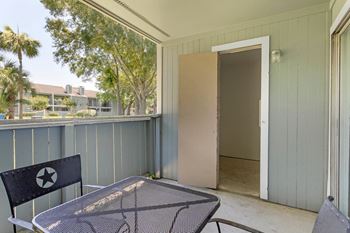 Private balconies and patios